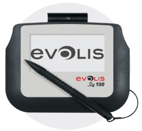 Evolis Sig100 Monochrome Signature Capture Pad
