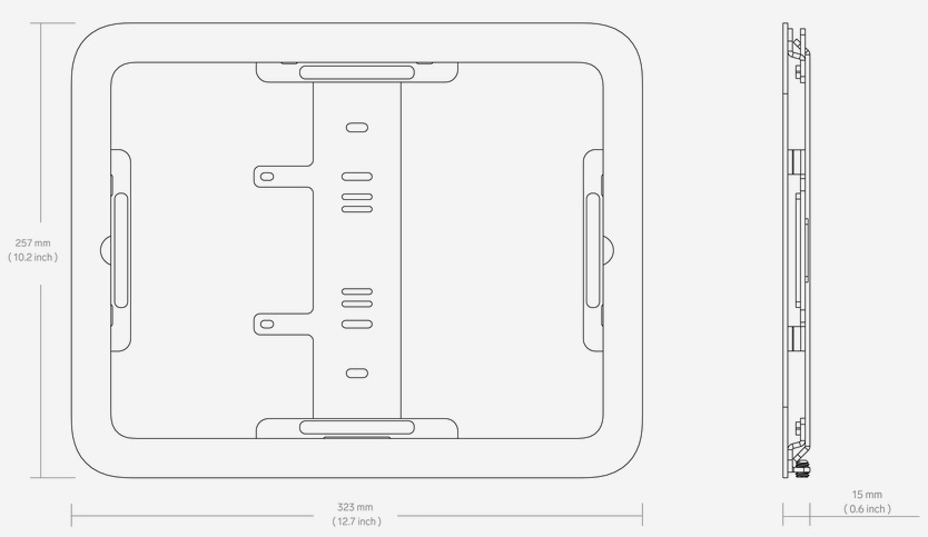 Heckler Design H649 Front Mount for iPad mini