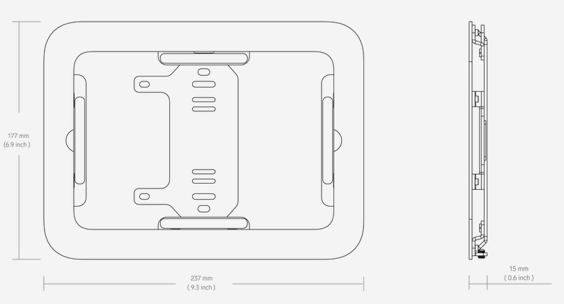 Heckler Design H636 Front Mount for iPad mini