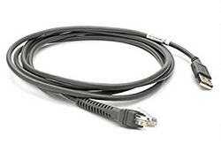 Zebra CBA-U42-S07PAR Cable, Shielded USB: Series A Connector, 7 Foot ...